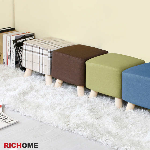 【RICHOME】1015款布面方形凳