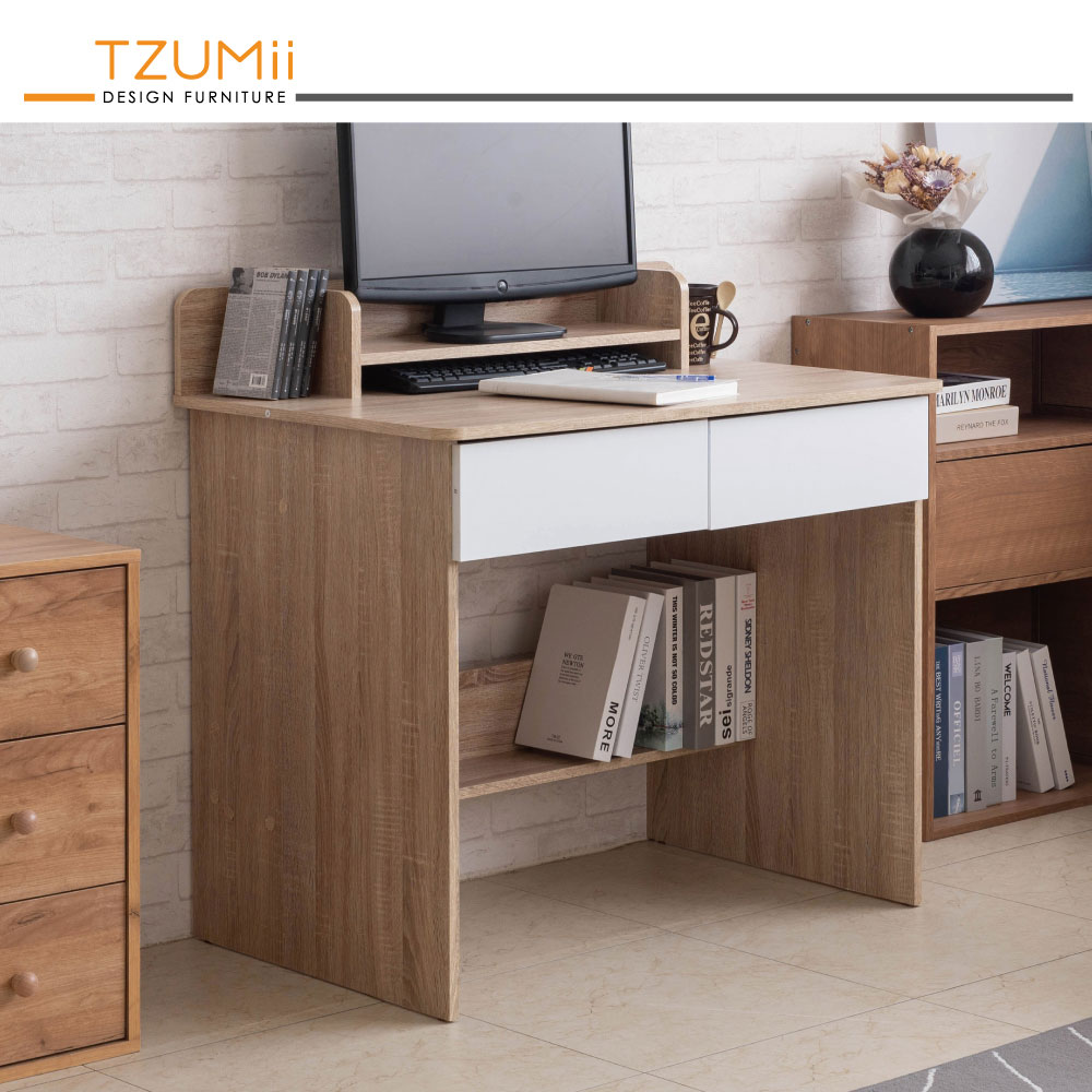 TZUMii奧利超值便利書桌/電腦桌/辦公桌-雙色可選