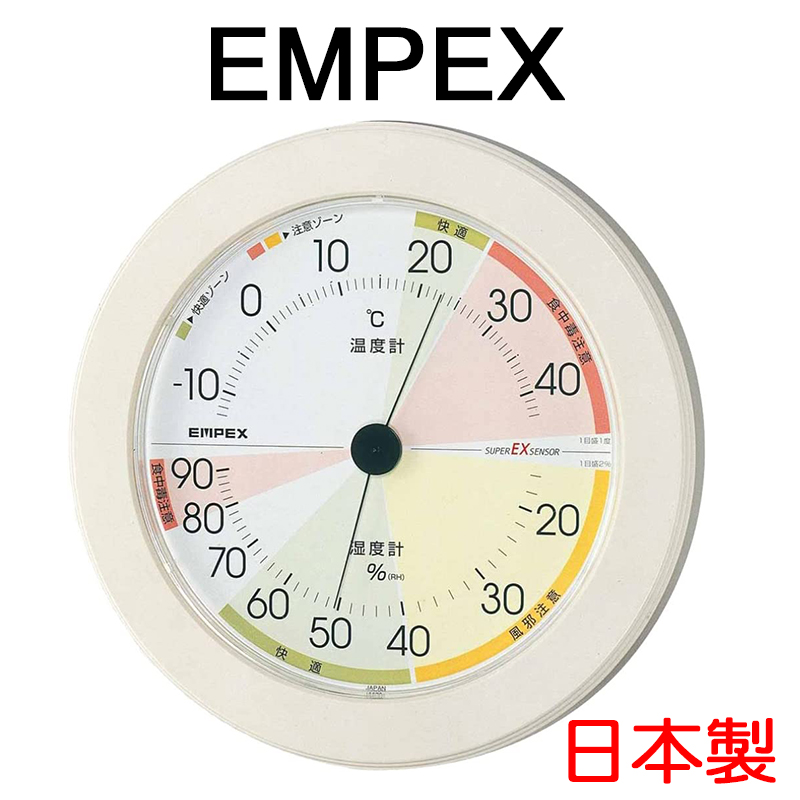 日本EMPEX指針式大畫面溫濕度計TM-2861
