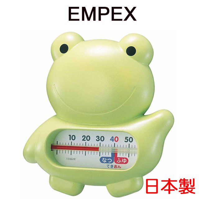 日本EMPEX可愛青蛙沐浴漂浮水溫計
