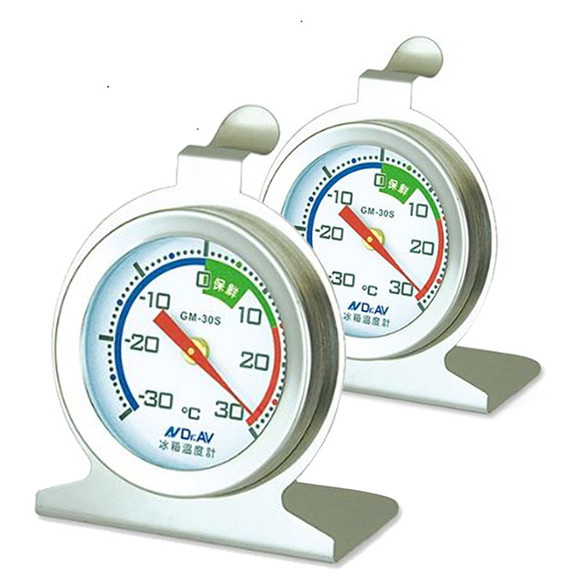 【NDr.AV】不銹鋼冰箱專用 溫度計-2入(GM-30S)