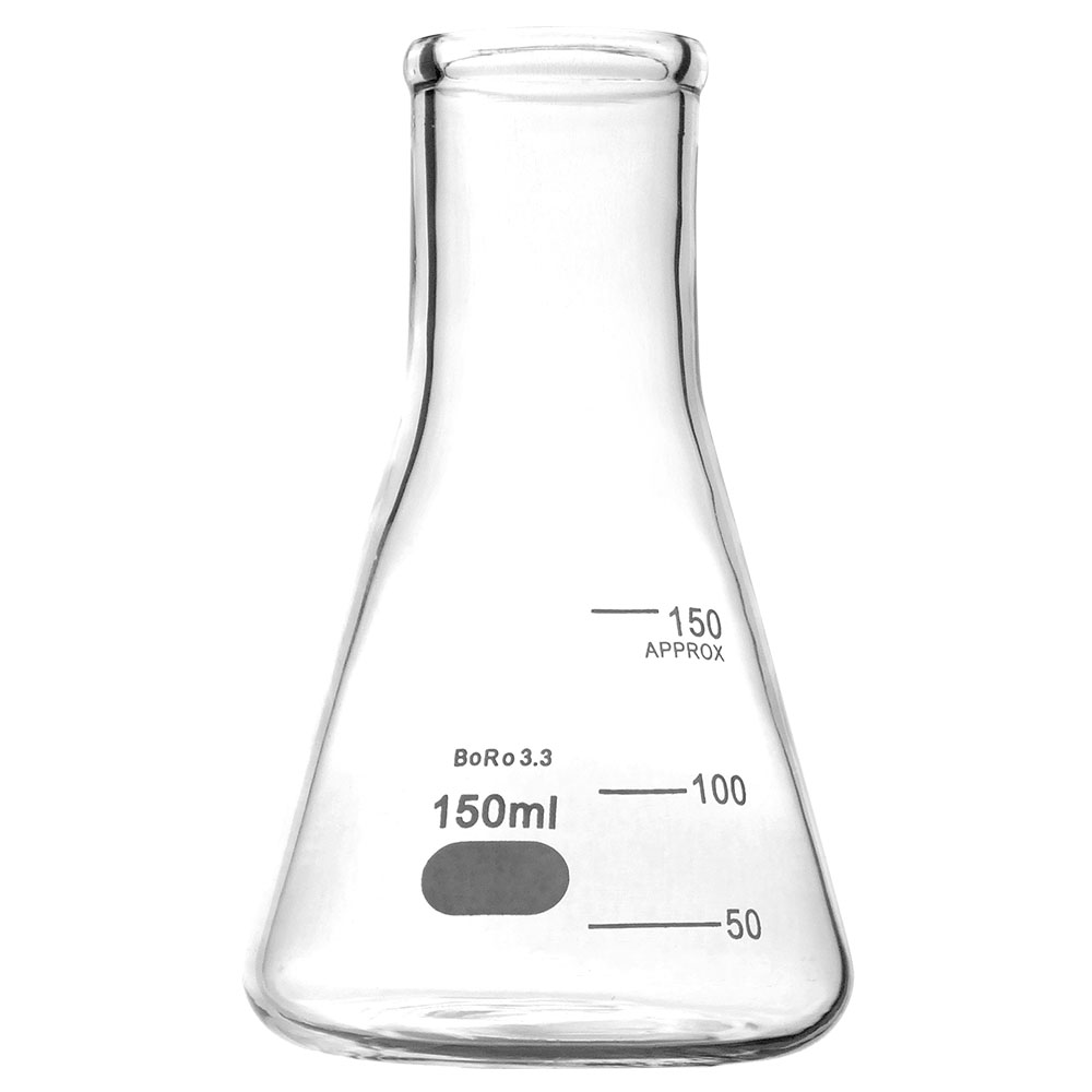 180-GCD150 三角燒杯150ML/錐形瓶瓶底燒杯150ML(實驗室級加厚款)