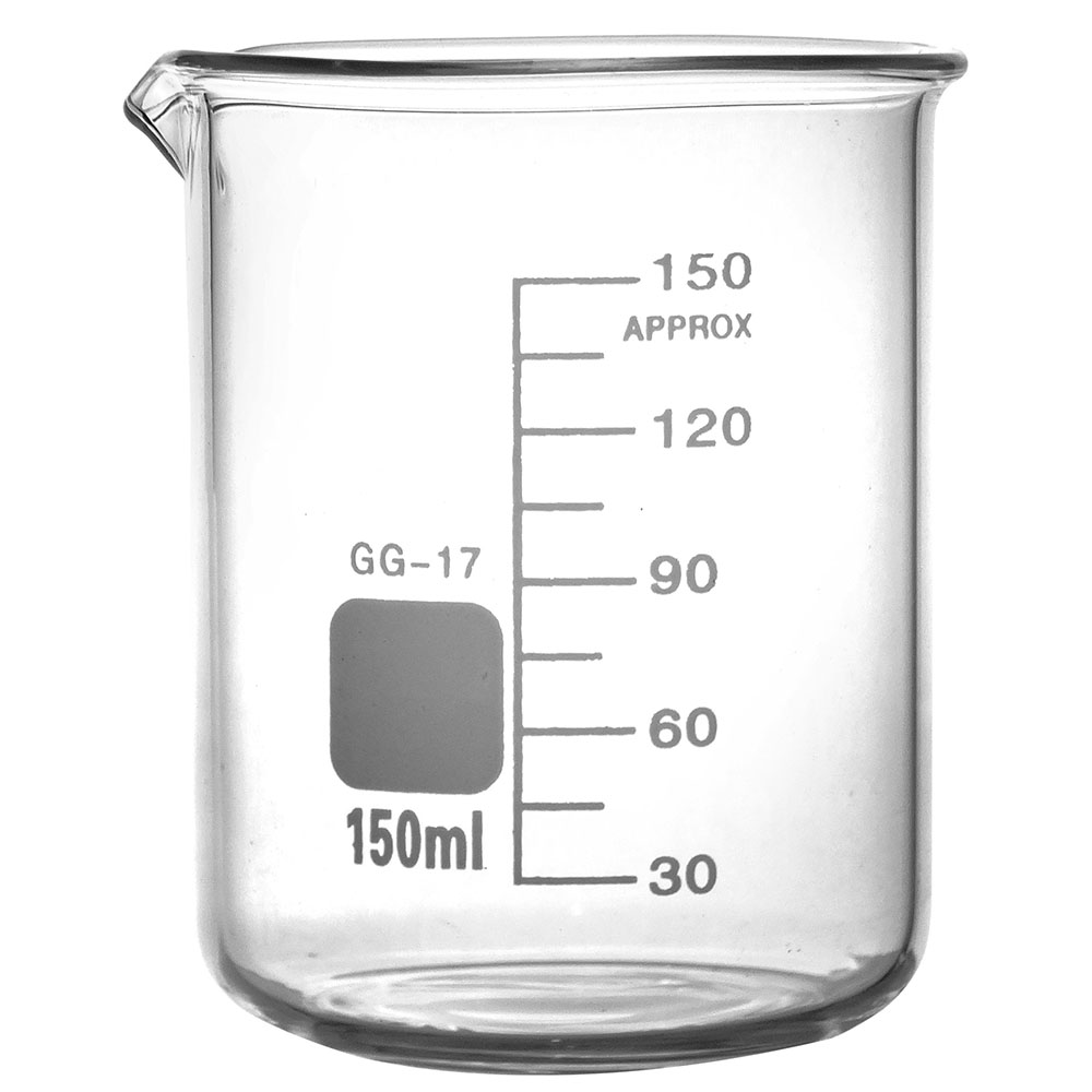 180-GCL150 玻璃燒杯150ml(寬口)