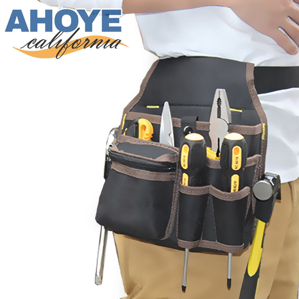 【Ahoye】牛津布工具包 維修工具腰包 工具收納包 工具袋