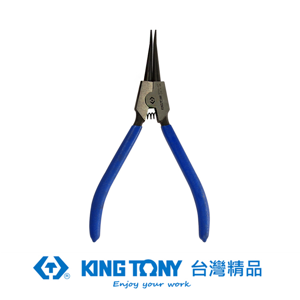 KING TONY 專業級工具 外直C型扣環鉗 (日式) 7" KT67SS-07