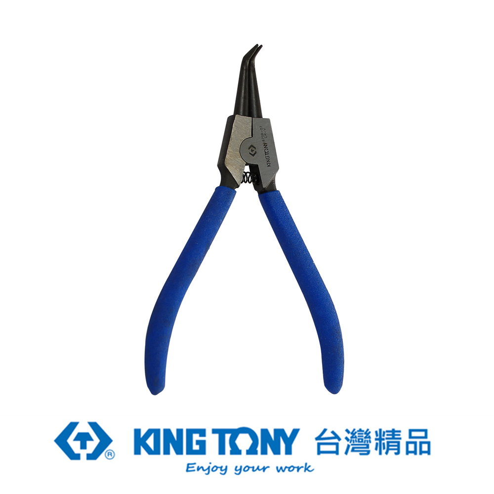 KING TONY 專業級工具 外90度C型扣環鉗 (日式) 7" KT67SB-07