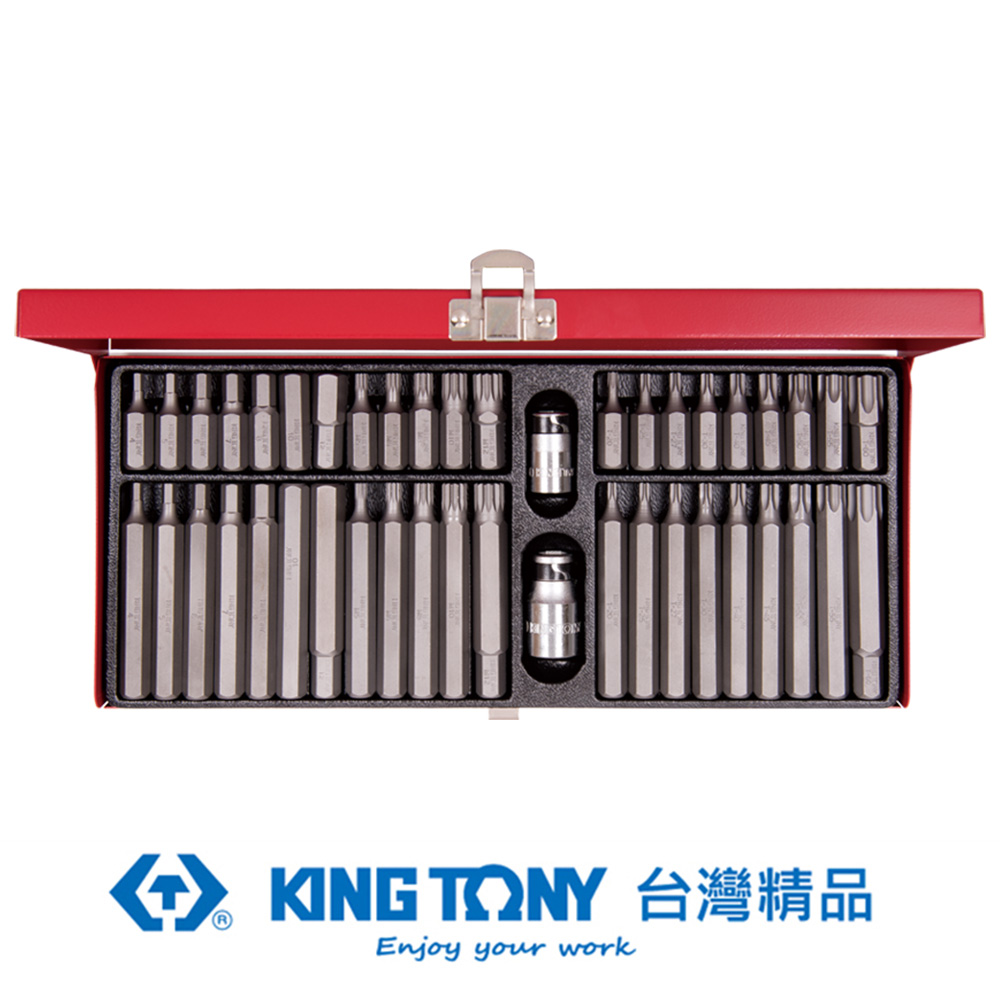 KING TONY 專業級工具 44件式 起子頭組套 KT1044CQ
