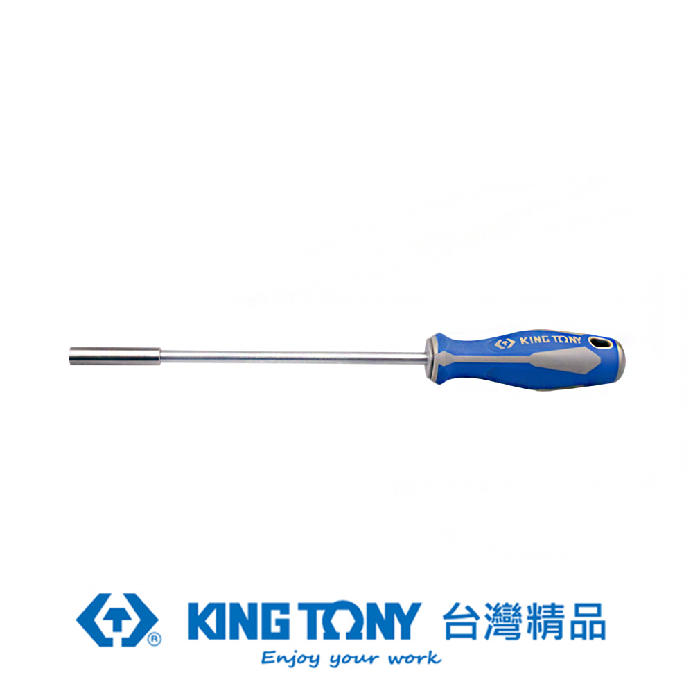 KING TONY 專業級工具 1/4*300mm 磁性固定起子 KT213312DF