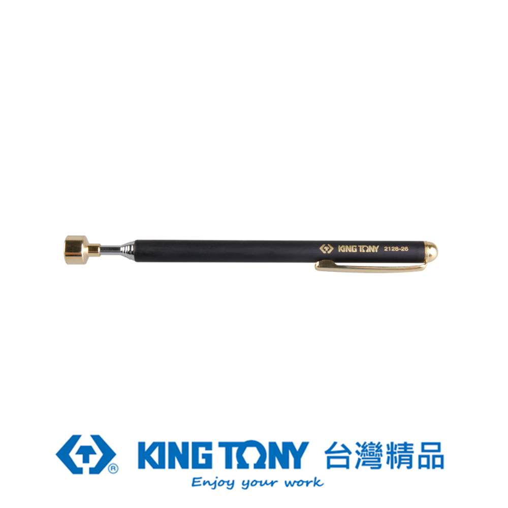 KING TONY 專業級工具 筆型7節磁力伸縮棒3.5LBS(130~640m) KT2128-26