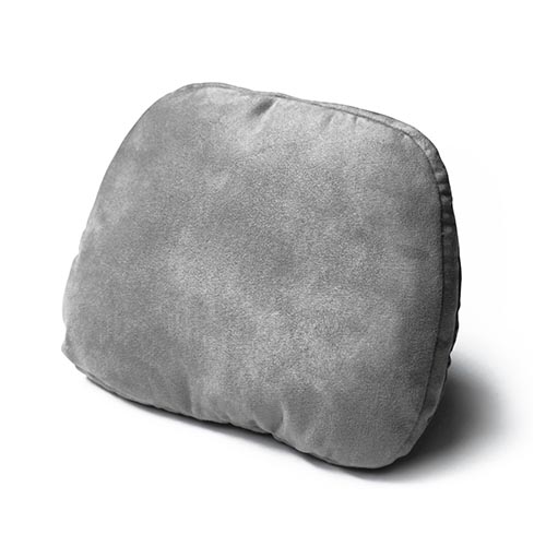 3D 麂皮舒適頭枕-灰色