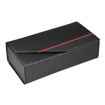 日本CARMATE 豪華碳纖紋 面紙盒 DZ451