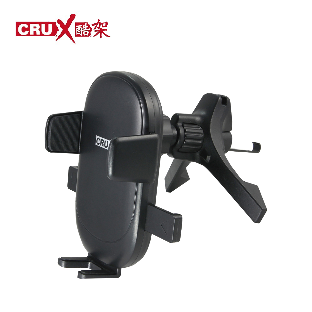 CRUX酷架 圓形出風口專用勾式 360度微重力夾手機架