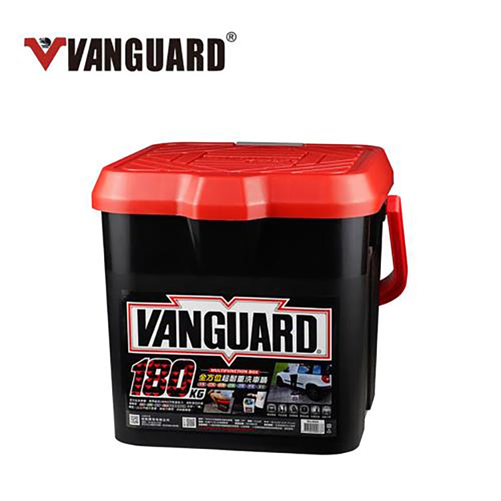 VANGUARD鐵甲武士-全方位超耐重洗車桶紅蓋 D3010