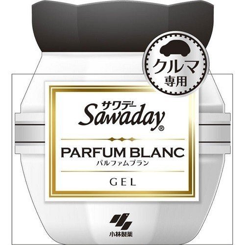 日本【小林製藥】Sawaday PARFUM 車用芳香劑90g-白色花香
