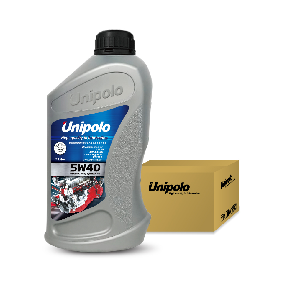 UNIPOLO 5w-40 全合成機油 1L【整箱12入】