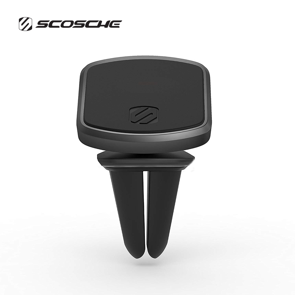 SCOSCHE MagicMount™ Elite-鋁合金出風口磁吸手機架-鈦黑/銀色