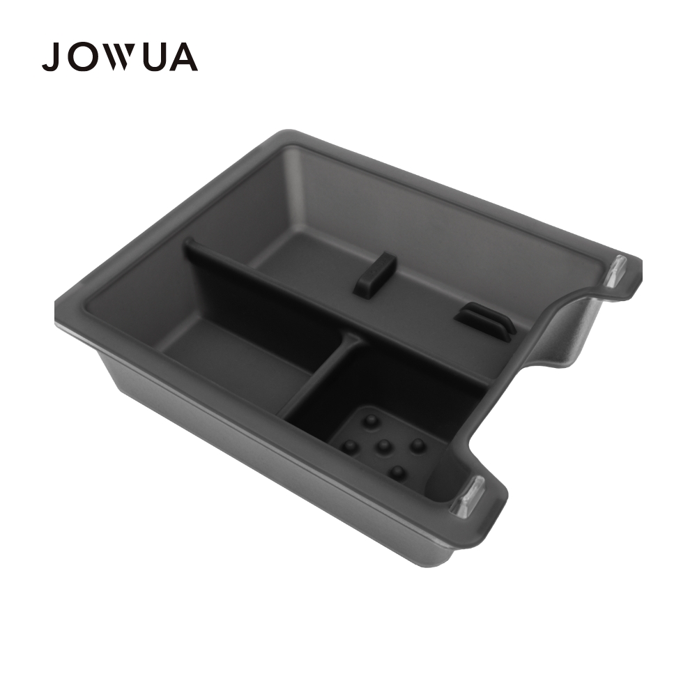 JOWUA 特斯拉 TESLA 專為 21-23 Model Y & 3 設計 中控收納盒 置物盒 矽膠 可水洗 防塵