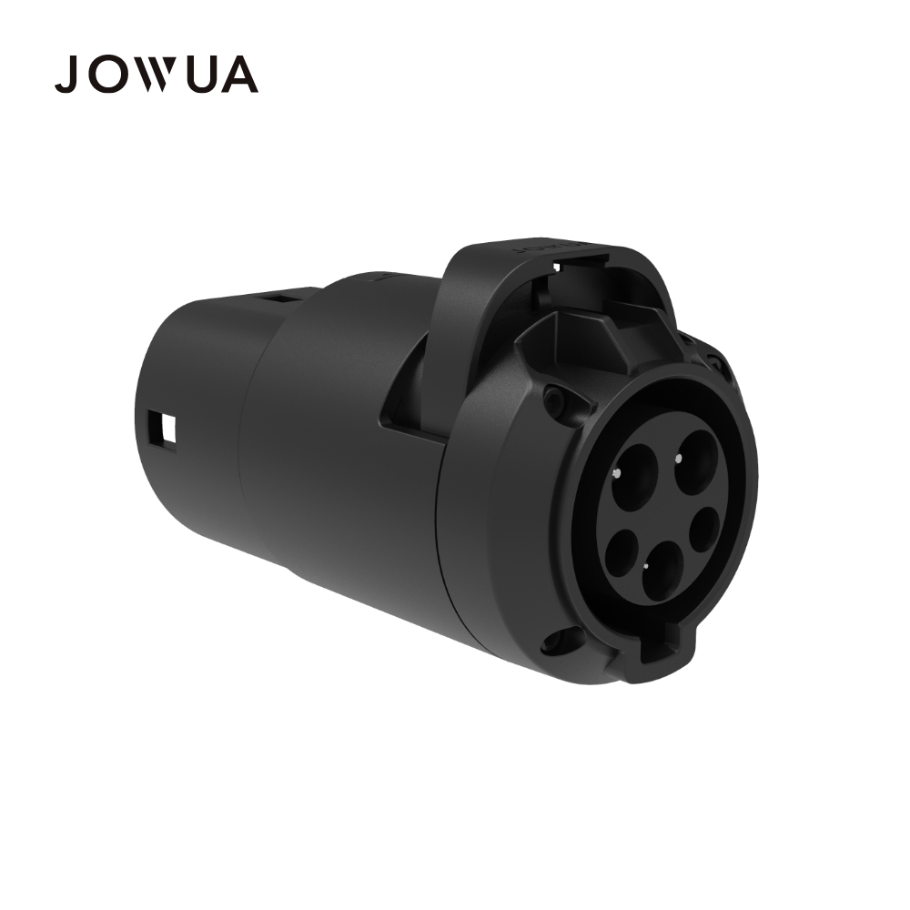 JOWUA CCS2 特斯拉 “慢充”專用 J1772 to CCS2-AC (TYPE2) 轉接頭（V3 防拔款）