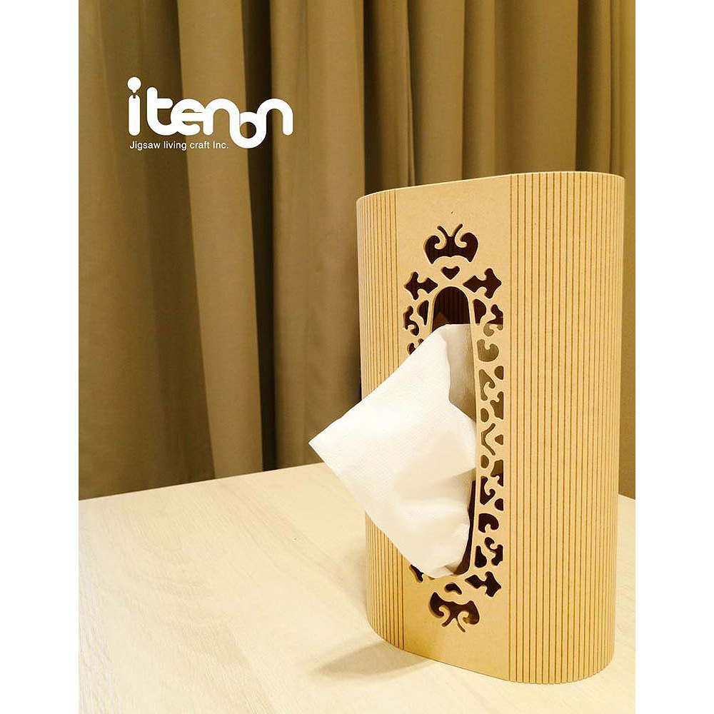 itenon洛可可古典面紙盒-方型頂雕風格