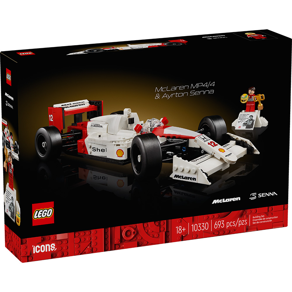 樂高積木LEGO《LT 10330》202403 ICON系列-McLaren MP4/4 & Ayrton Senna