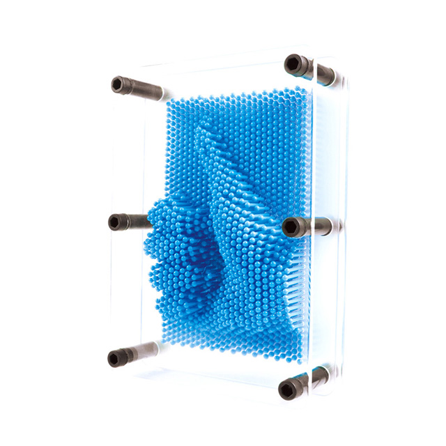 賽先生科學工廠｜Pin Art 透明大搞創意複製針-藍色