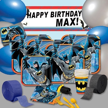 【派對盒 PartyBox】生日派對懶人包 蝙蝠俠主題 8人豪華派對盒
