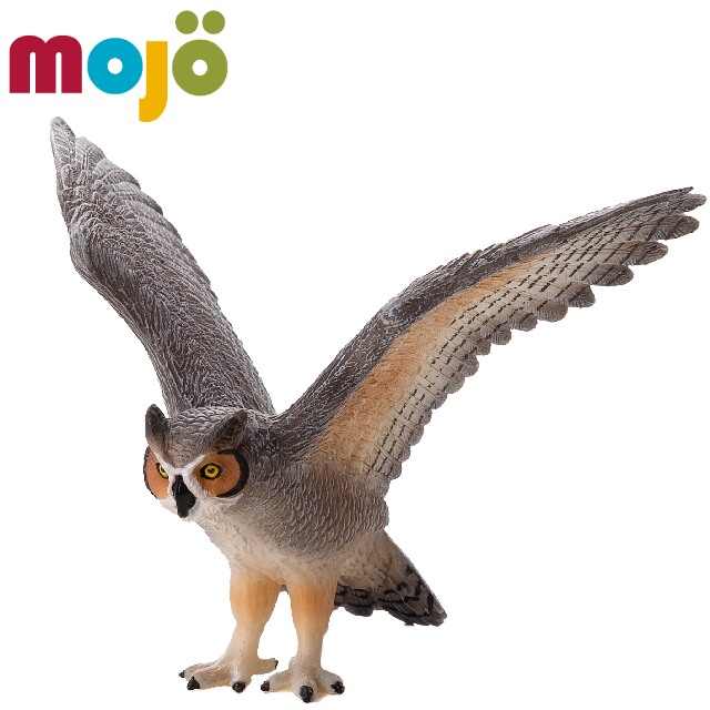 Mojo fun動物模型-大角貓頭鷹