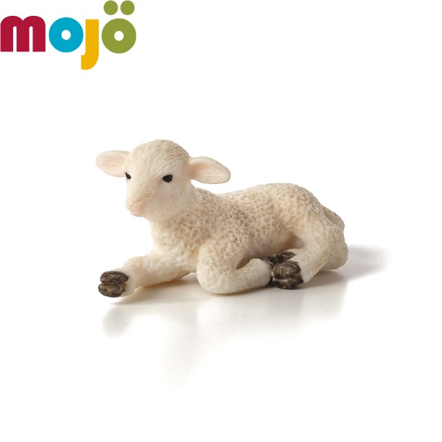 Mojo Fun動物模型-小綿羊(躺姿)