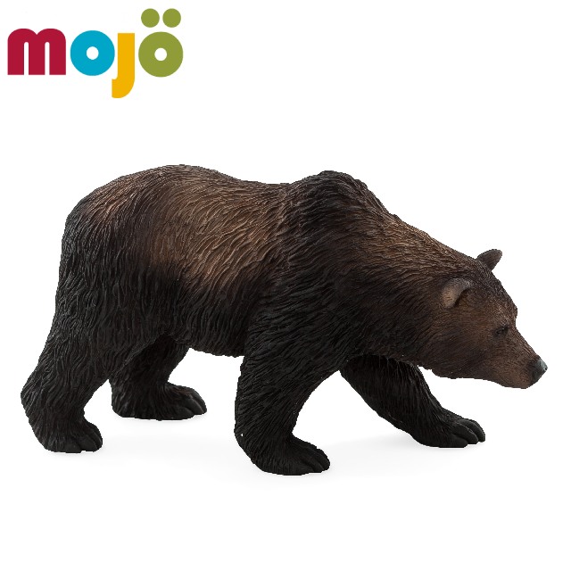 Mojo Fun動物模型-灰棕熊