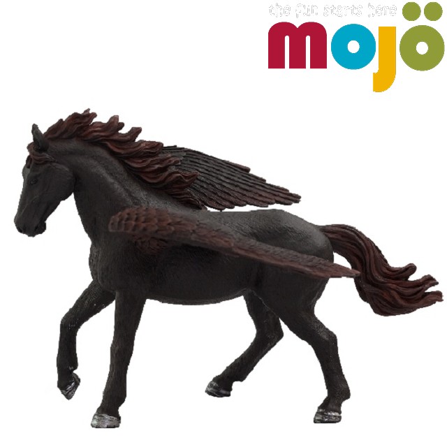 Mojo Fun動物模型-帕格薩斯飛馬-黑色