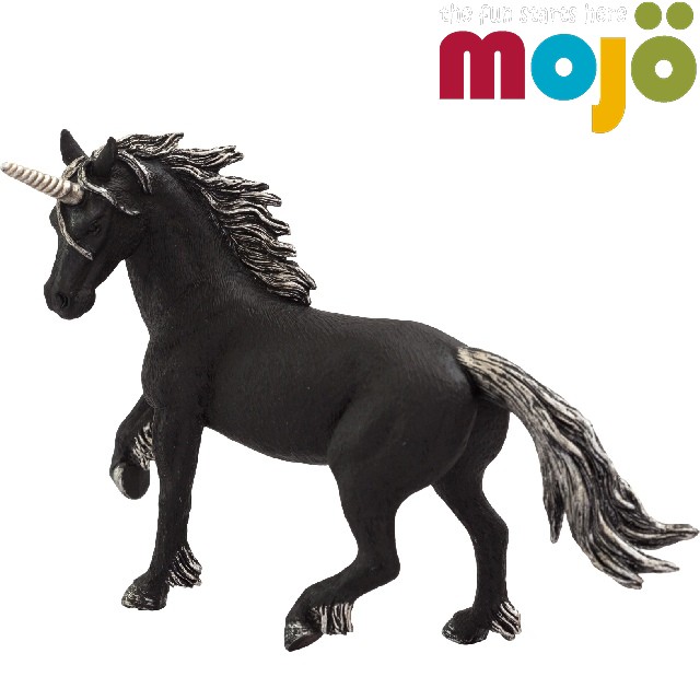 Mojo Fun動物模型-獨角獸-黑色
