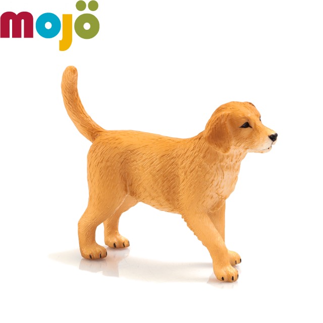 Mojo Fun動物模型-黃金獵犬幼犬