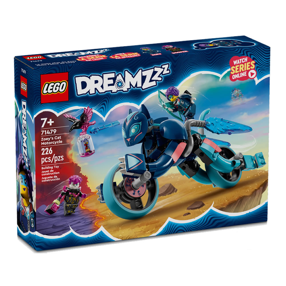 樂高積木LEGO《LT 71479》202408 DREAMZzz系列 - 佐伊的貓咪摩托車