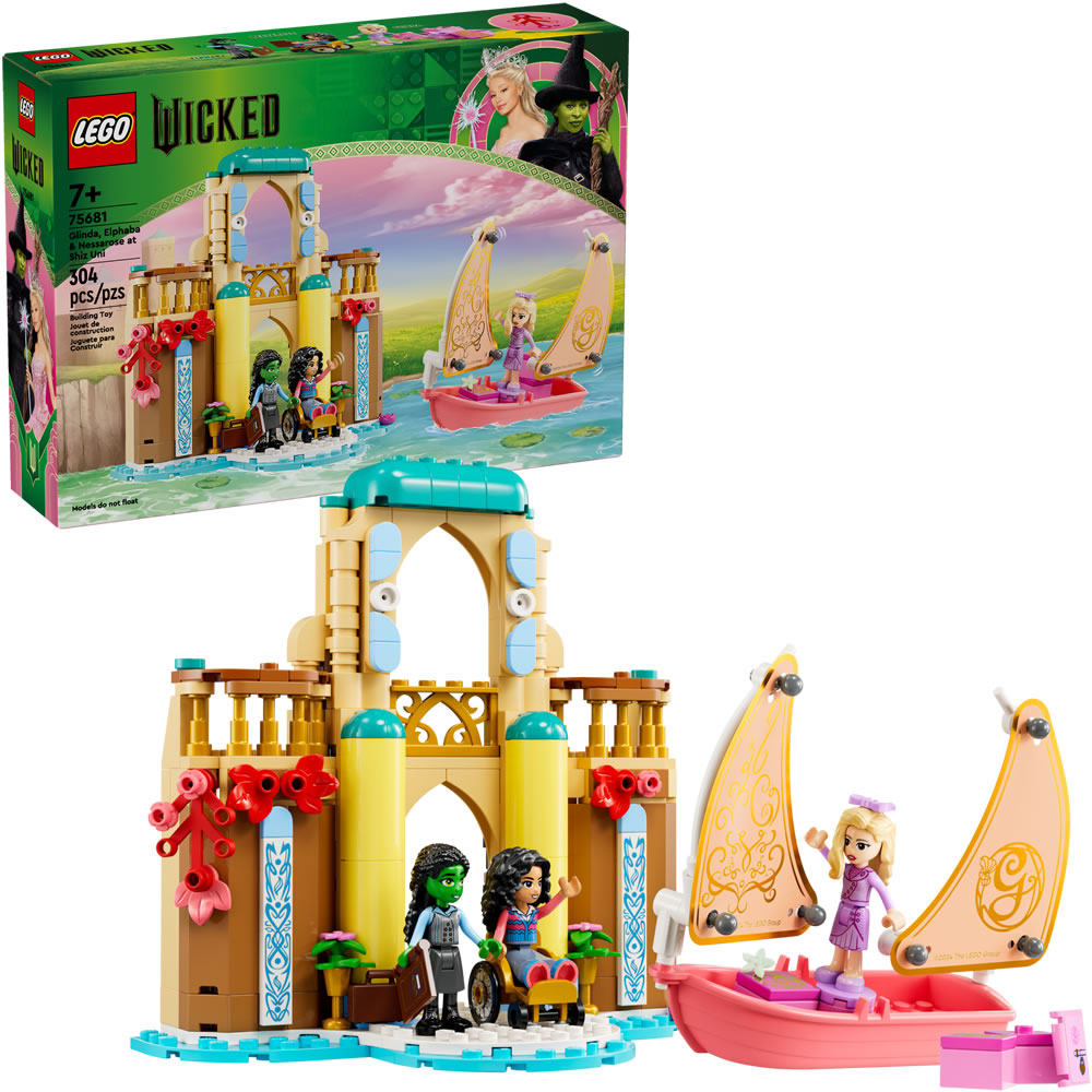 樂高積木LEGO 75681 202410 Wicked 系列 - 葛琳達、艾爾法巴與娜瑟蘿在西茲大學(魔法壞女巫)