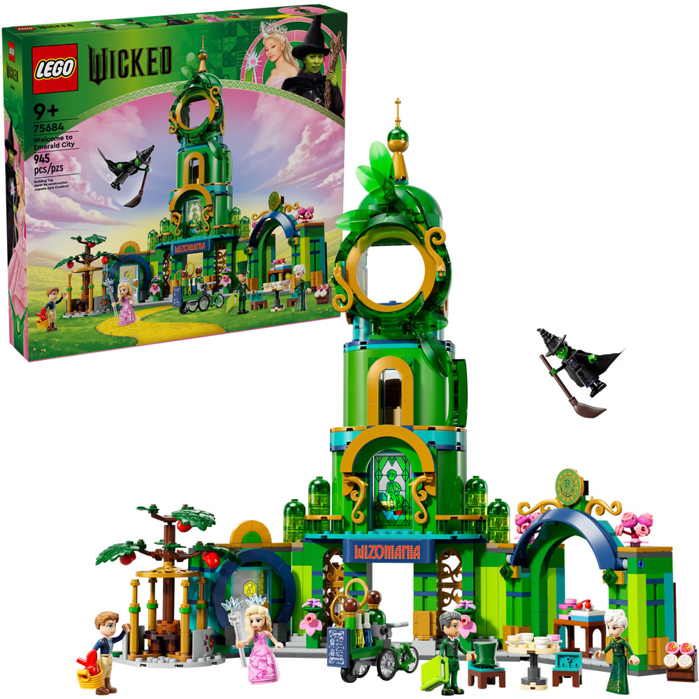 樂高積木LEGO 75684 202410 Wicked 系列 - 歡迎光臨翡翠城(魔法壞女巫)