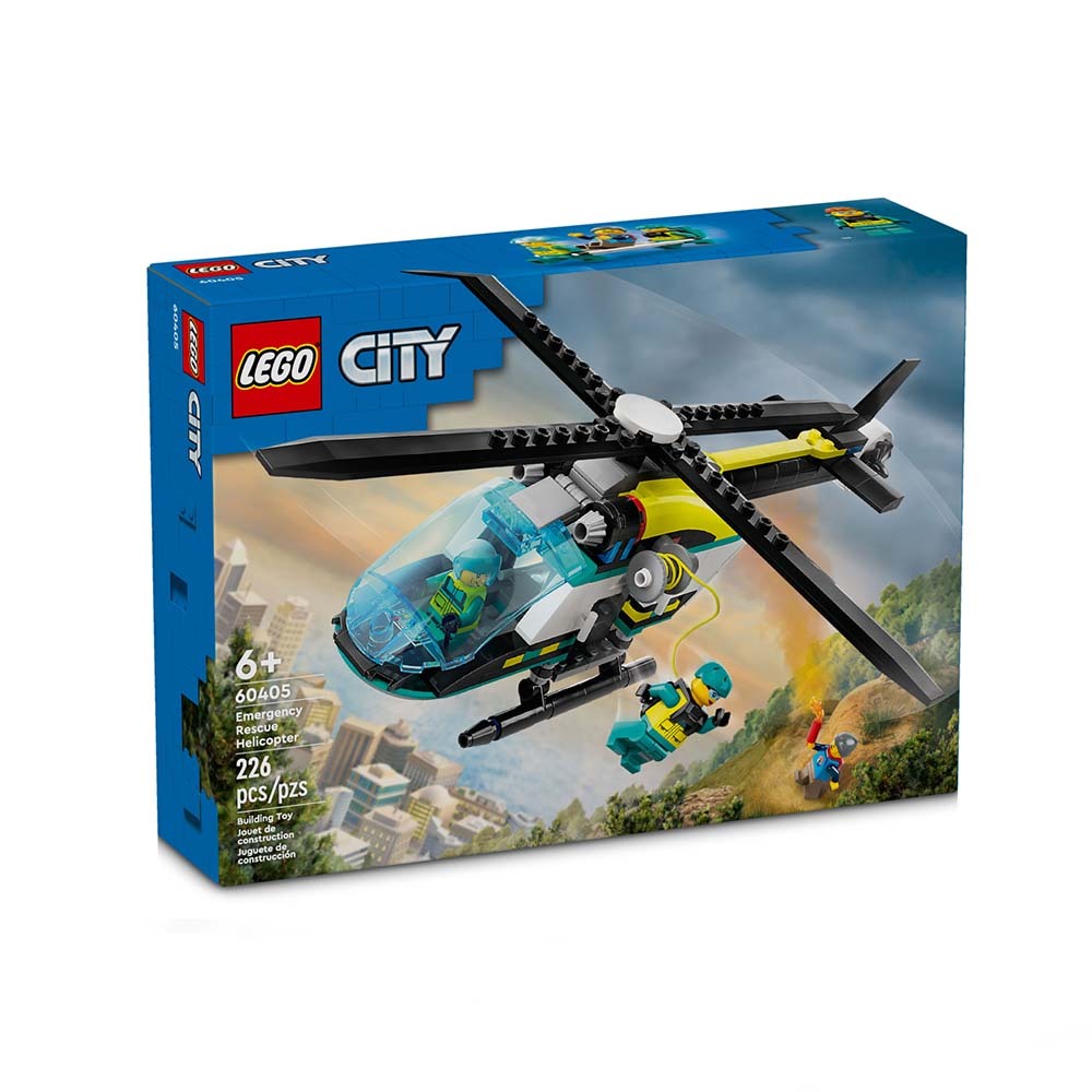 LEGO 60405 緊急救援直升機 Emergency Rescue Helicopter