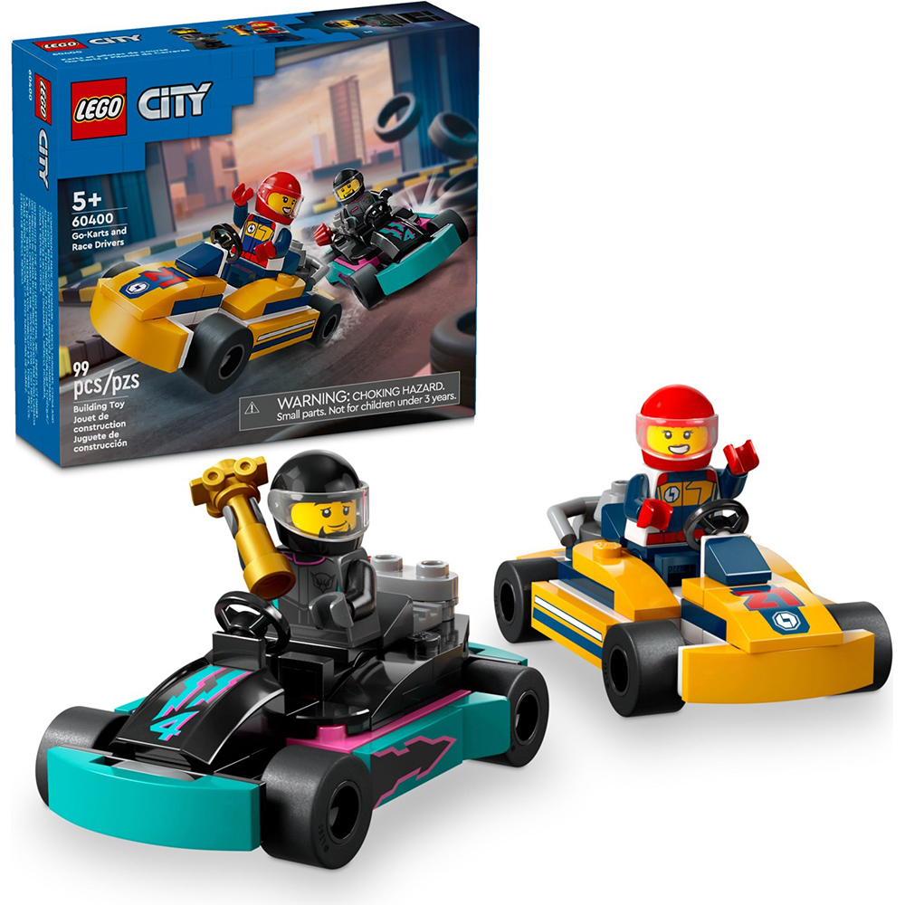 樂高積木LEGO《LT 60400》202401 城市系列-卡丁車和賽車手
