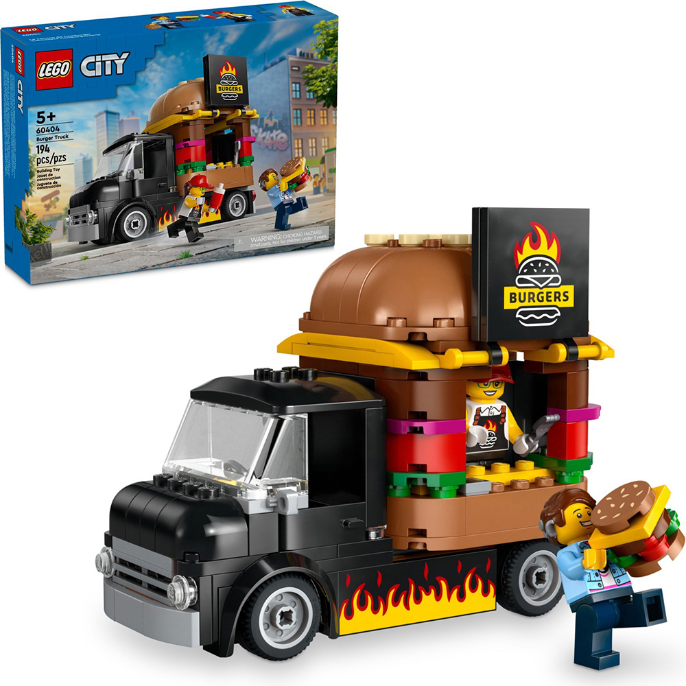 樂高積木LEGO《LT 60404》202401 城市系列-漢堡餐車