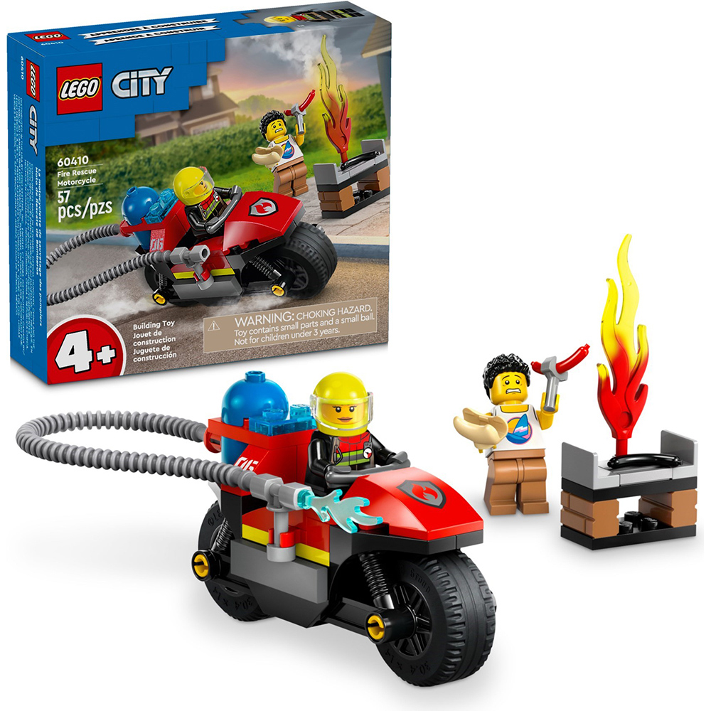 樂高積木LEGO《LT 60410》202401 城市系列-消防救援摩托車