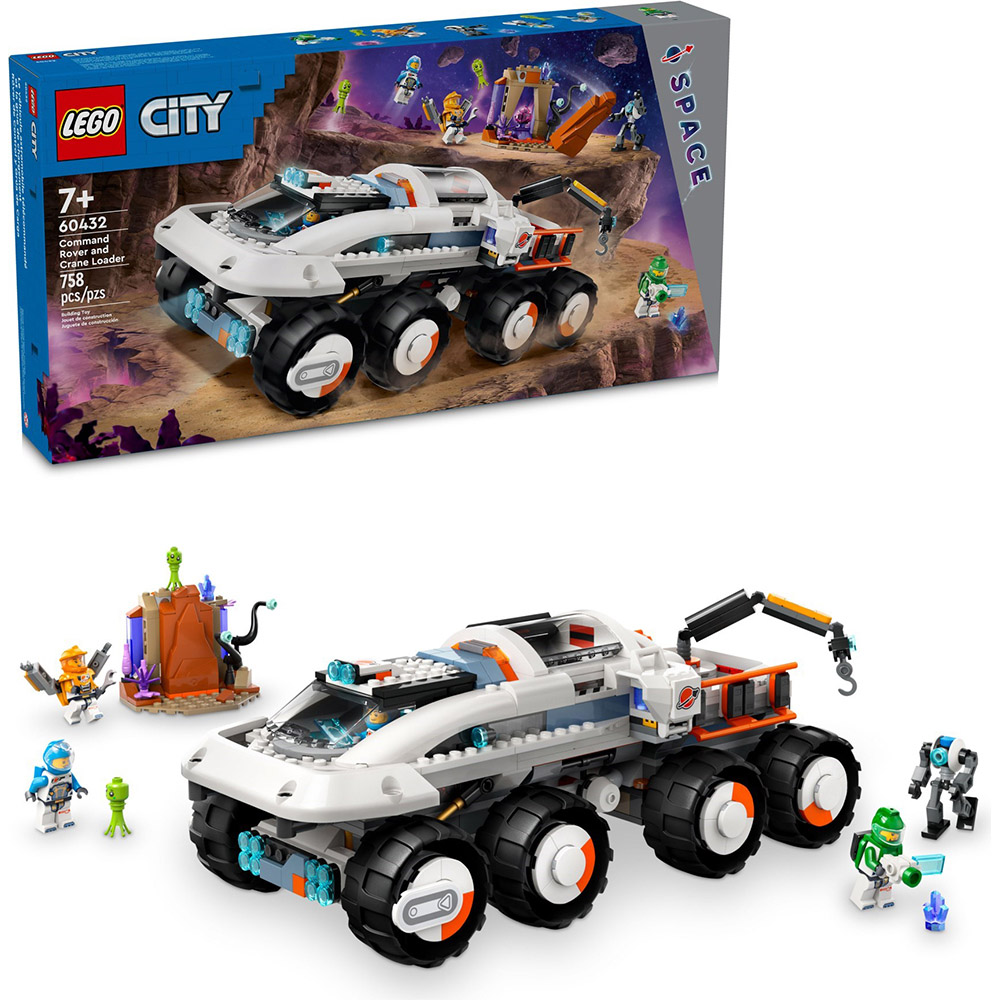 樂高積木LEGO《LT 60432》202401 城市系列-指揮探測車和起重裝載機
