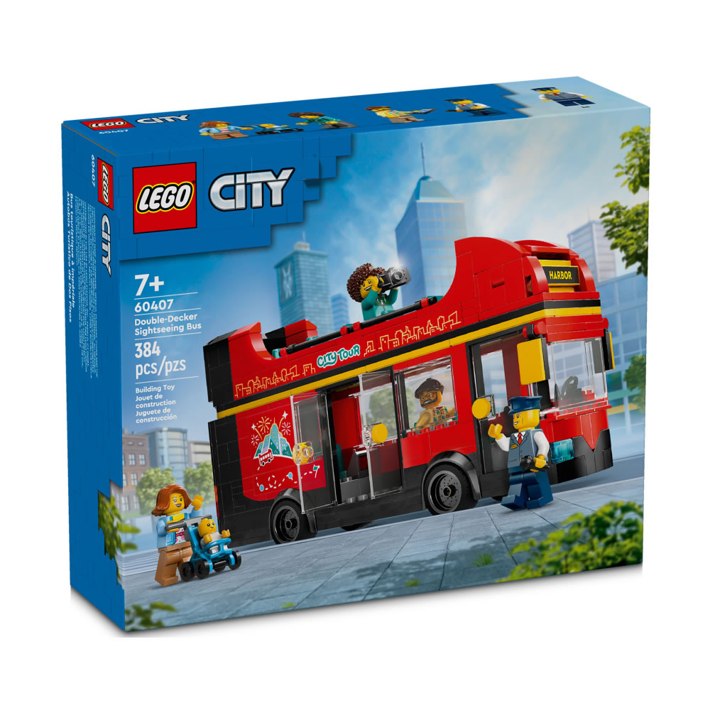 樂高積木LEGO《LT 60407》202406 城市系列-紅色雙層觀光巴士
