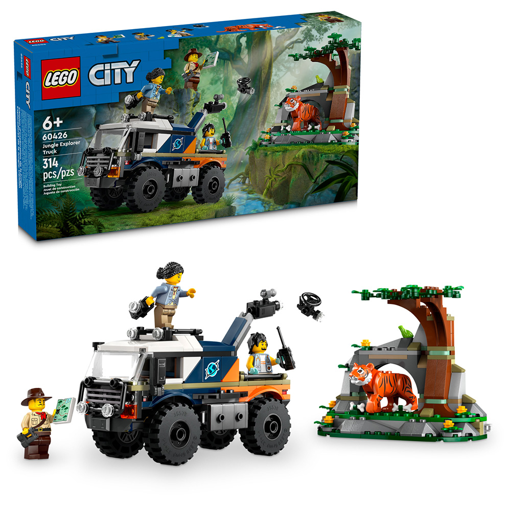 樂高積木LEGO《LT 60426》202406 城市系列-叢林探險家越野卡車
