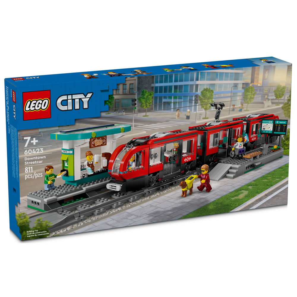 樂高積木LEGO《LT 60423》202408 城市系列 - 市區路面電車和車站