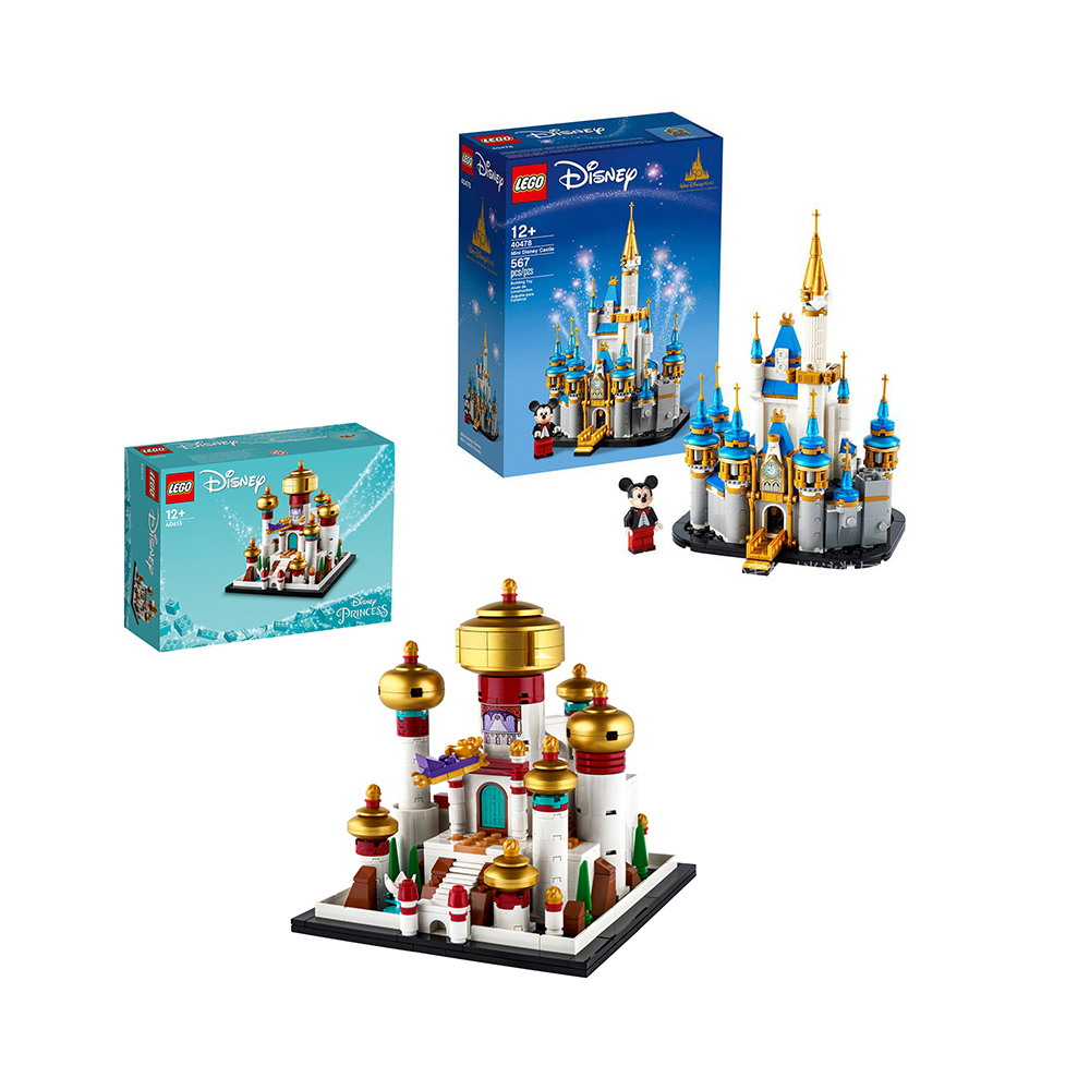 樂高 LEGO 積木 迪士尼 阿拉丁 迷你迪士尼阿格拉巴宮殿40613迷你迪士尼城堡 40478雙套組