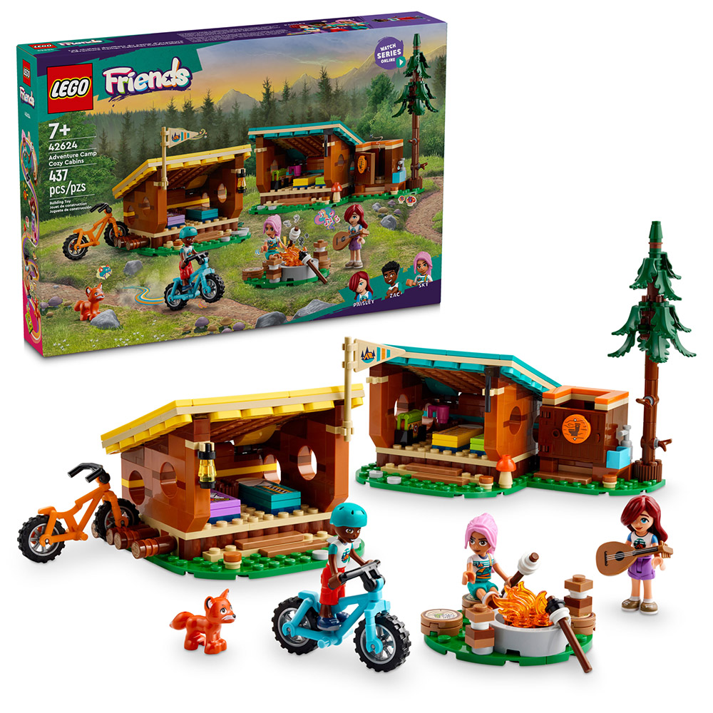 樂高積木LEGO《LT 42624》202406 姊妹淘系列-冒險營溫馨小屋