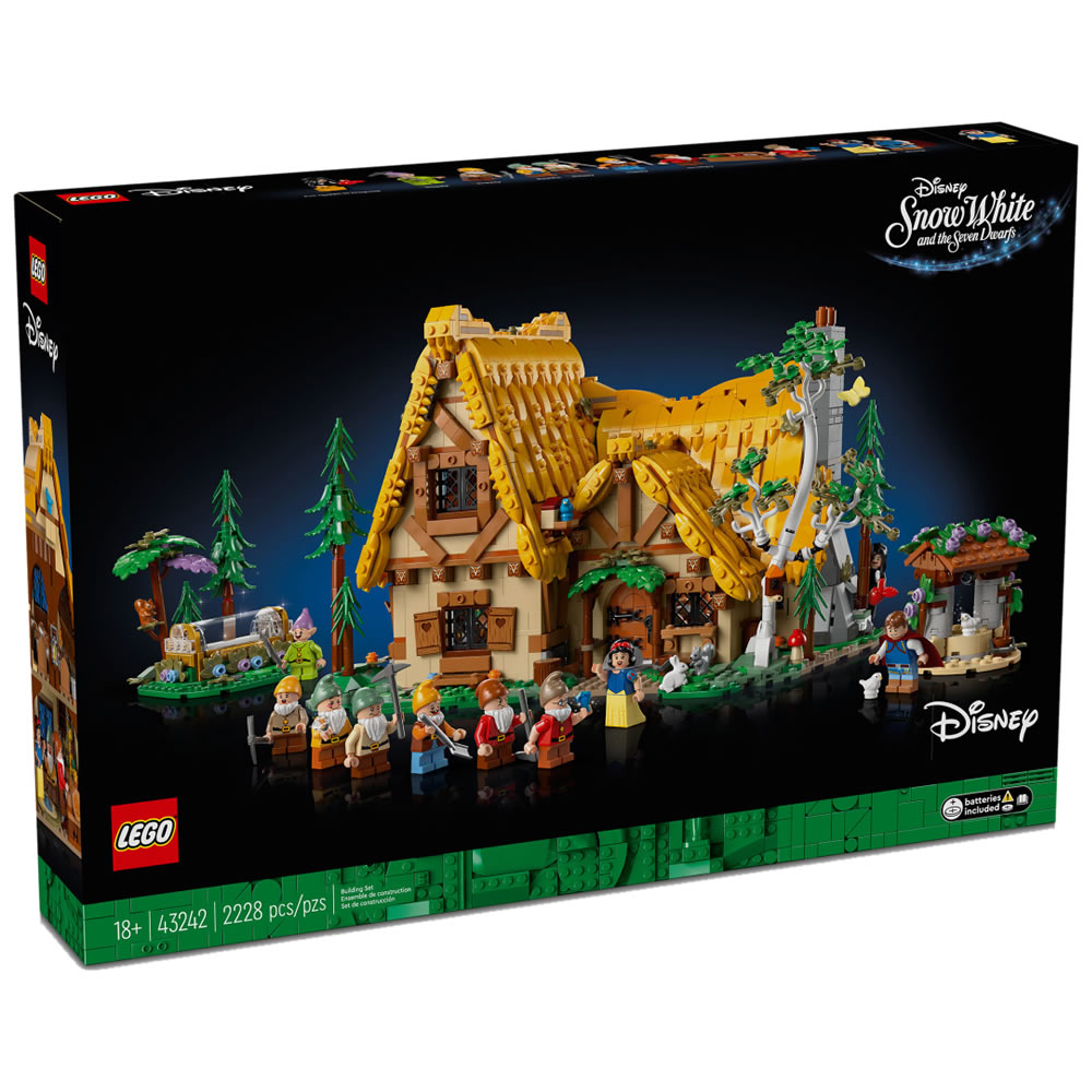 樂高積木LEGO《LT 43242》202406 迪士尼系列-《白雪公主》小屋