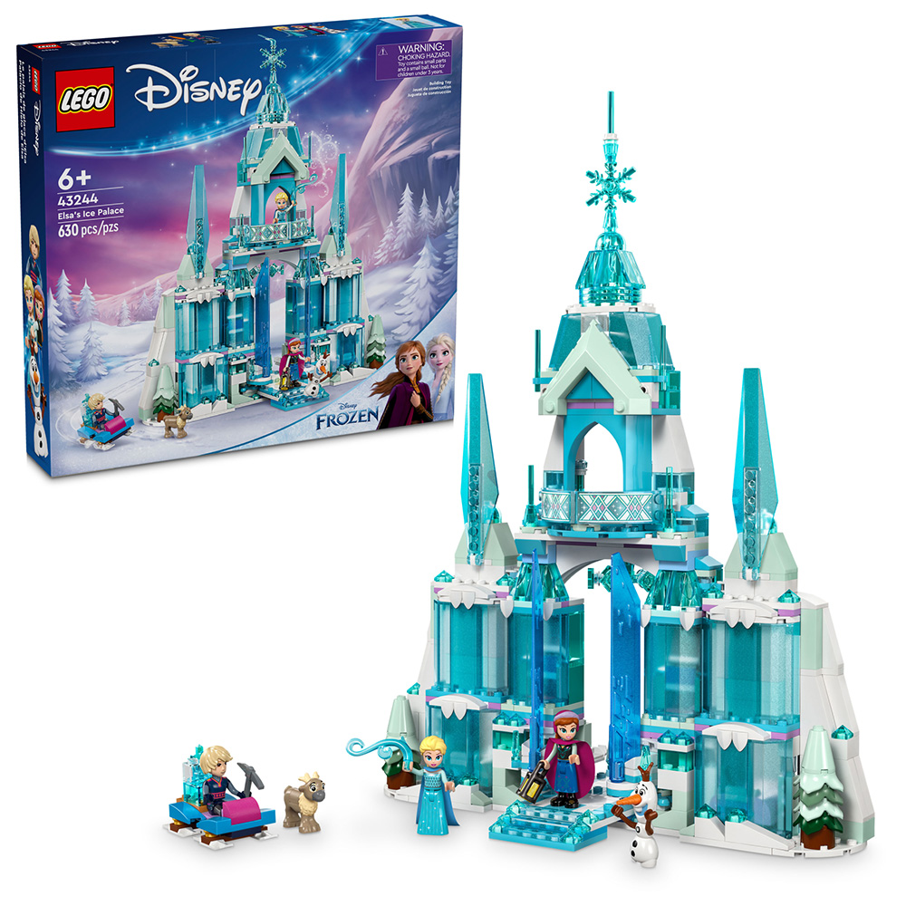樂高積木LEGO《LT 43244》202406 迪士尼系列-Elsas Ice Palace