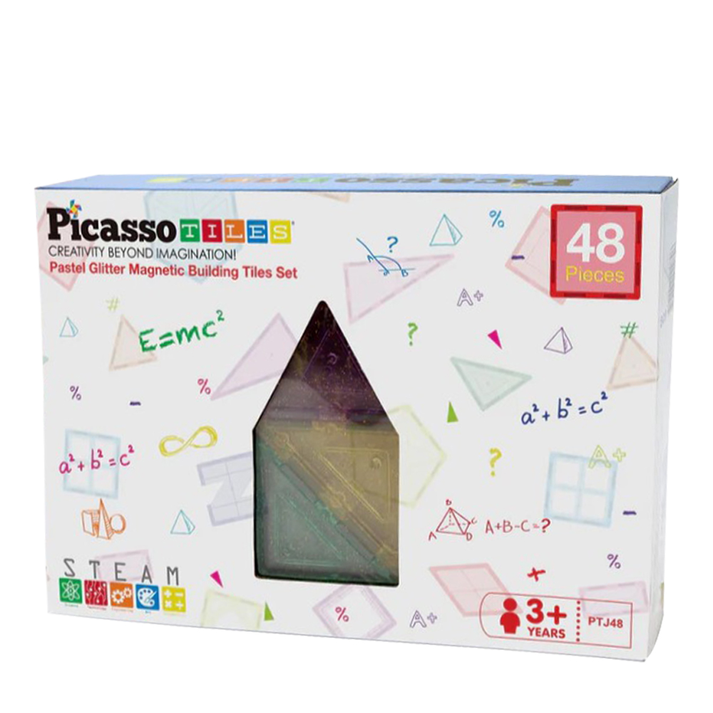 PicassoTiles磁力積木-磁力積木48片