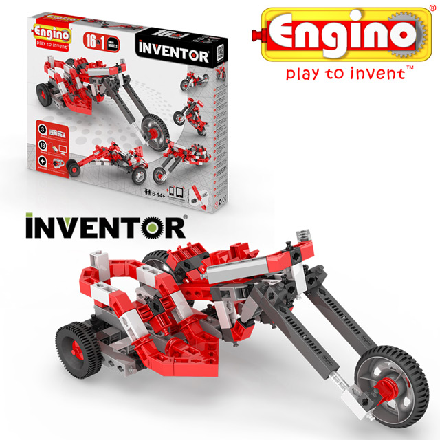 Engino安捷積木 發明者系列-摩托車十六模組