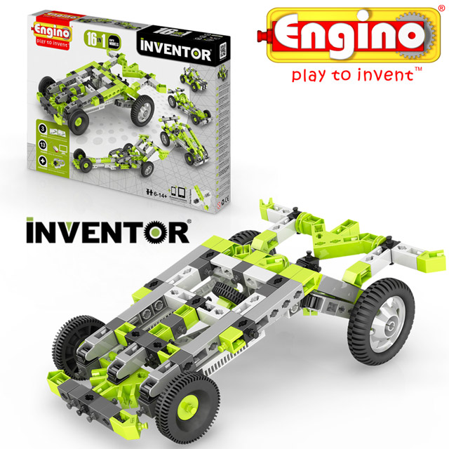 Engino安捷積木 發明者系列-汽車十六模組